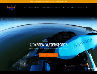 odysseawatersports.com screenshot
