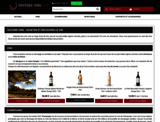 odyssee-vins.com screenshot