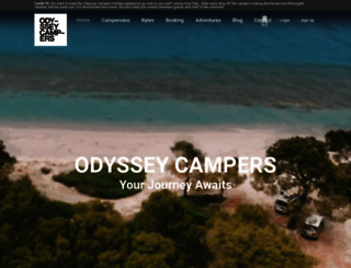 odysseycampers.com screenshot