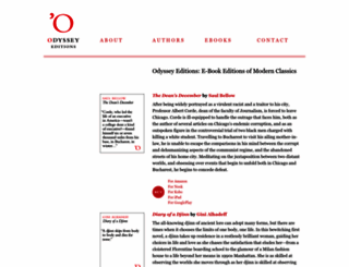 odysseyeditions.com screenshot