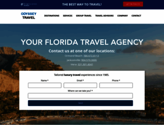 odysseytravel.com screenshot