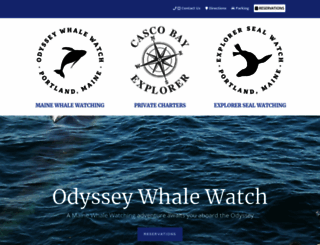 odysseywhalewatch.com screenshot