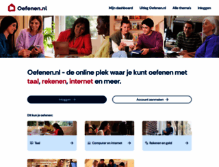 oefenen.nl screenshot