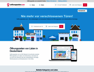 oeffnungszeiten.com screenshot