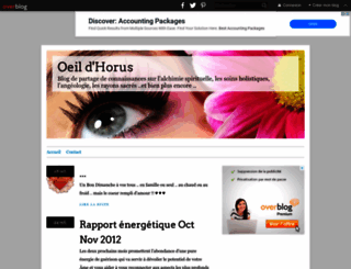 oeil-horus.over-blog.com screenshot
