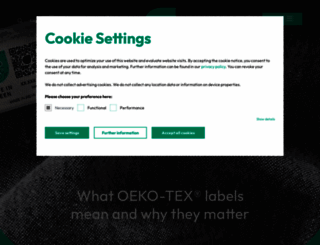 oeko-tex.com screenshot