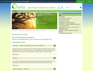 oekolia.de screenshot