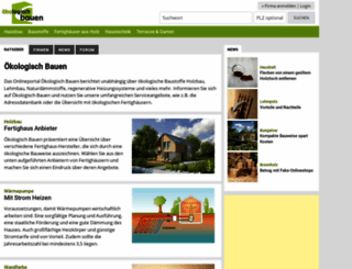 oekologisch-bauen.info screenshot