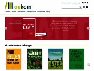 oekom.de screenshot