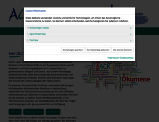 oekumene-ack.de screenshot
