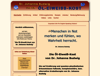 oel-eiweiss-kost.de screenshot