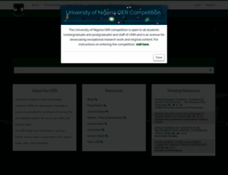 oer.unn.edu.ng screenshot