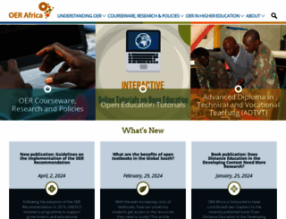 oerafrica.org screenshot