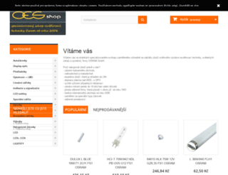 oes-shop.cz screenshot