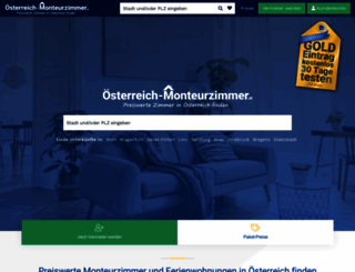 oesterreich-monteurzimmer.at screenshot
