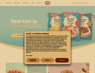 oetker.nl screenshot