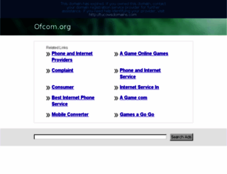 ofcom.org screenshot