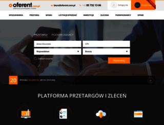 oferent.com.pl screenshot