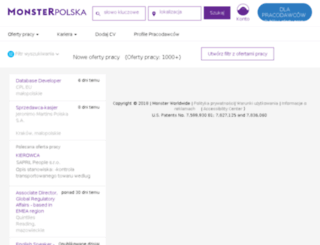 ofertapracy.monsterpolska.pl screenshot