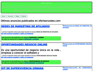 ofertasrurales.com screenshot