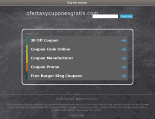 ofertasycuponesgratis.com screenshot