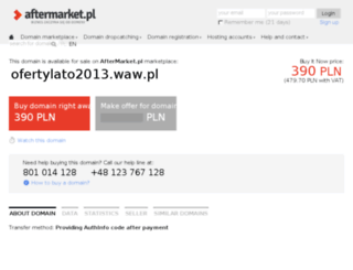 ofertylato2013.waw.pl screenshot