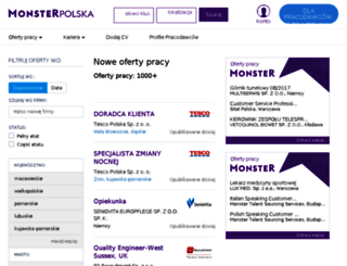ofertypracy.monsterpolska.pl screenshot