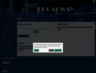 off-broadway.de screenshot