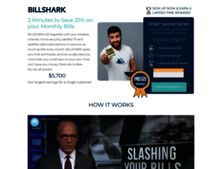 offer.billshark.com screenshot