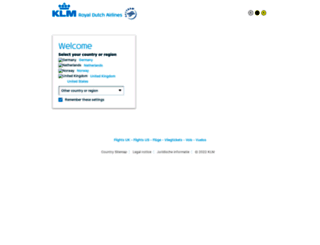 offers.klm.com screenshot
