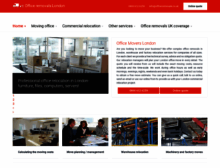office-removals.co.uk screenshot
