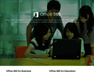 office365.kmutt.ac.th screenshot