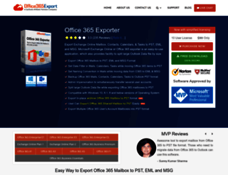 office365export.com screenshot