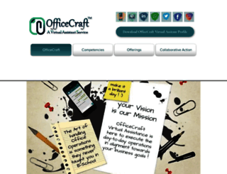 officecraft-virtualassistant.com screenshot