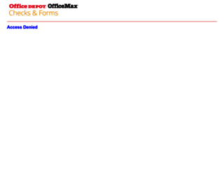 officedepot.checks-and-forms.com screenshot