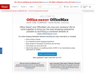 officedepotmaxmerger.com screenshot