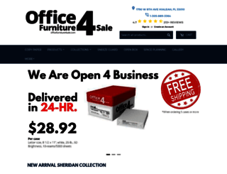 officefurniture4sale.com screenshot
