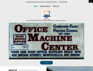 officemachinecenter.com screenshot