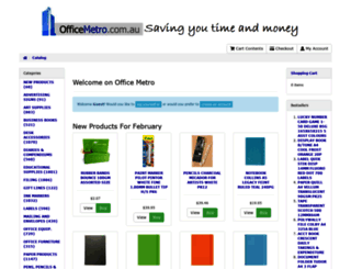 officemetro.com.au screenshot