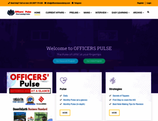 officerspulse.com screenshot