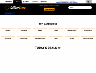 officerstore.com screenshot