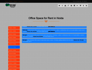 officespaceforrentinnoida.com screenshot