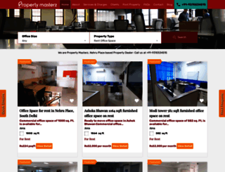 officespacenehruplace.com screenshot