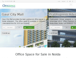 officespacenoida.in screenshot