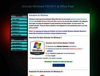 official-activator.com screenshot