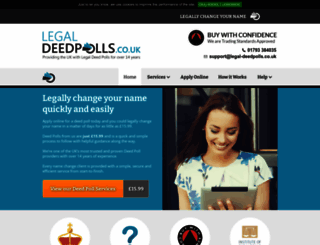 official-deedpolls.co.uk screenshot