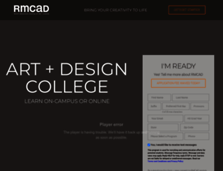 official.rmcad.edu screenshot
