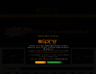 officialaspire.co.uk screenshot