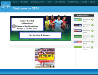 officialfootballaccumulators.com screenshot