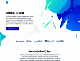 officialiqtest.net screenshot